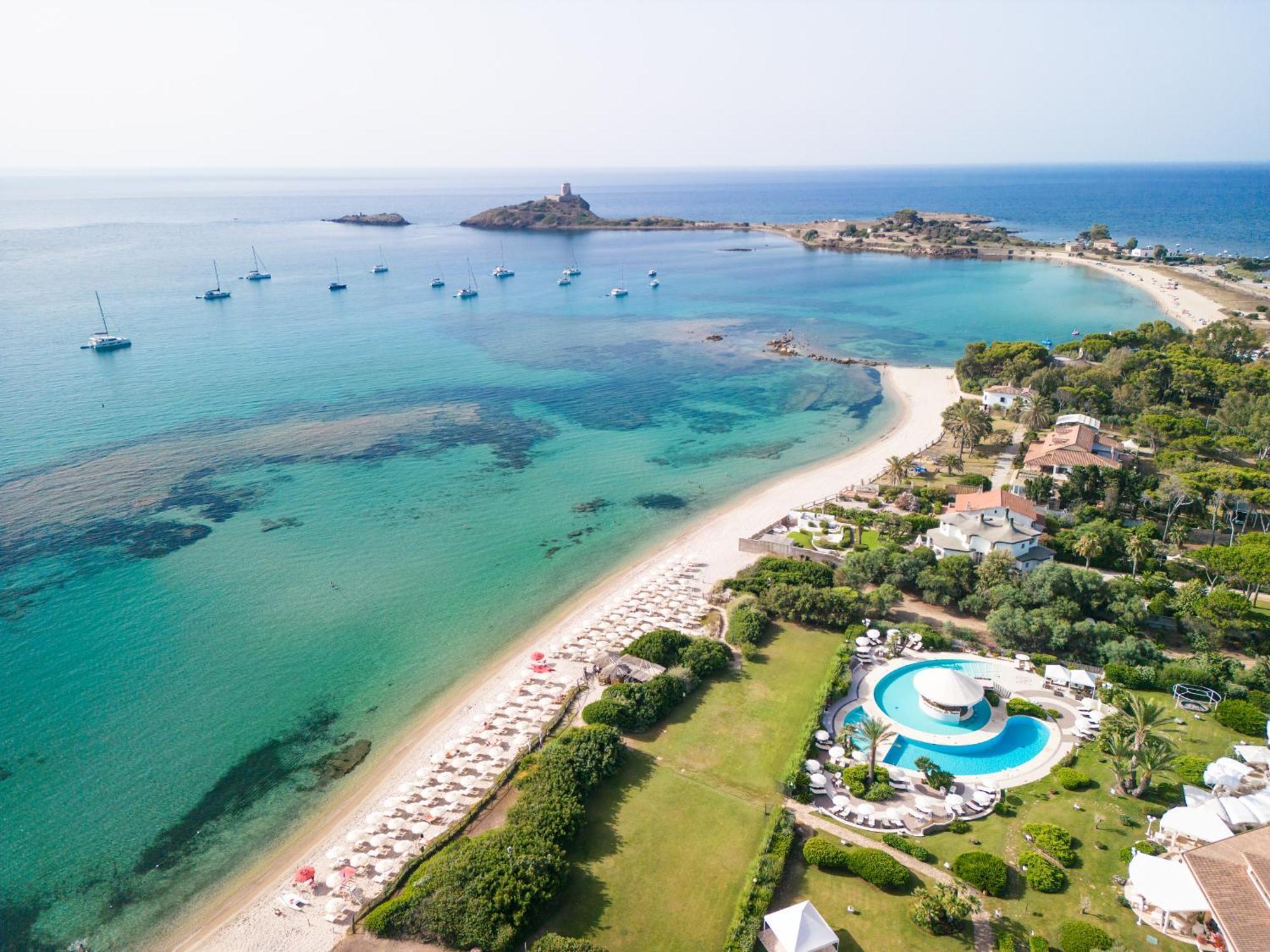 Hotel Baia Di Nora Pula Exterior foto